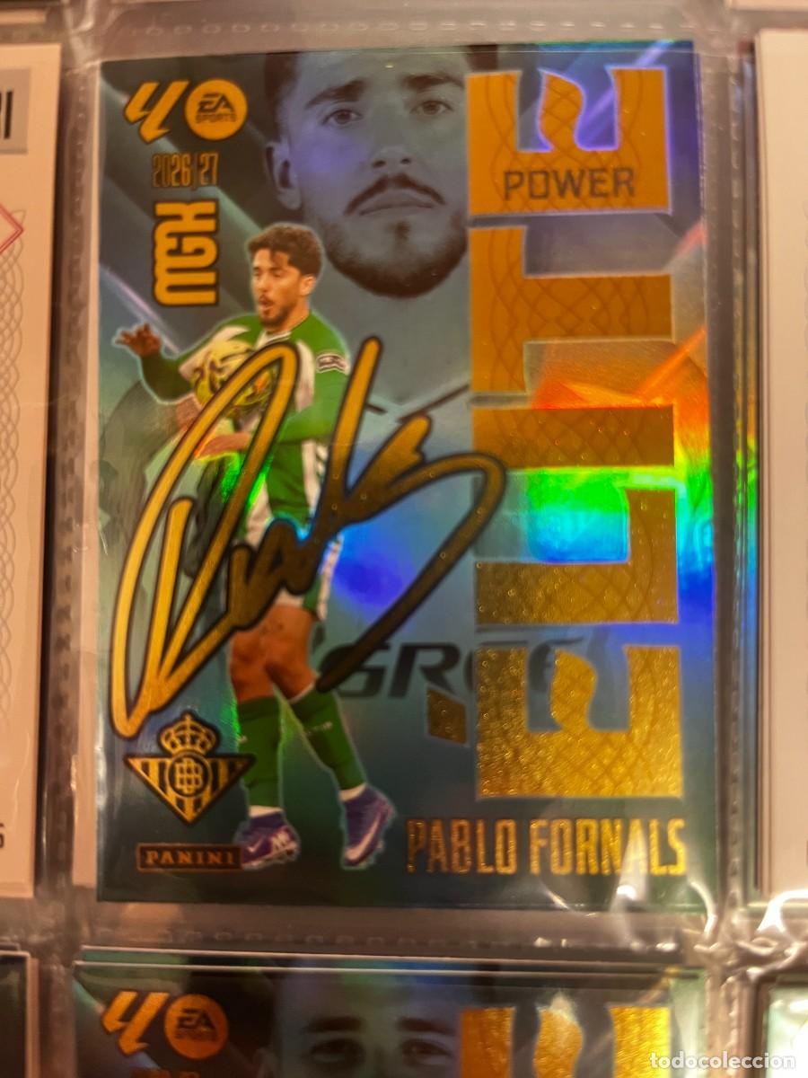 Cromos de f&uacute;tbol: MEGACRACKS MGK 2026 2027 26 27 PANINI N&ordm; 14 P 14P PABLO FORNALS BETIS ELITE POWER