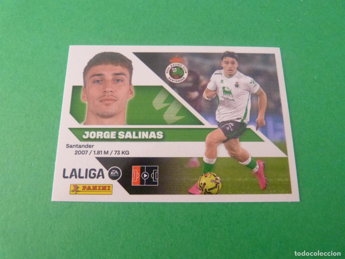 Cromos de f&uacute;tbol: CROMO FUTBOL JORGE SALINAS RACING DE SANTANDER SIN PEGAR N&ordm; 10 LIGA ESTE 2026-2027/26-27