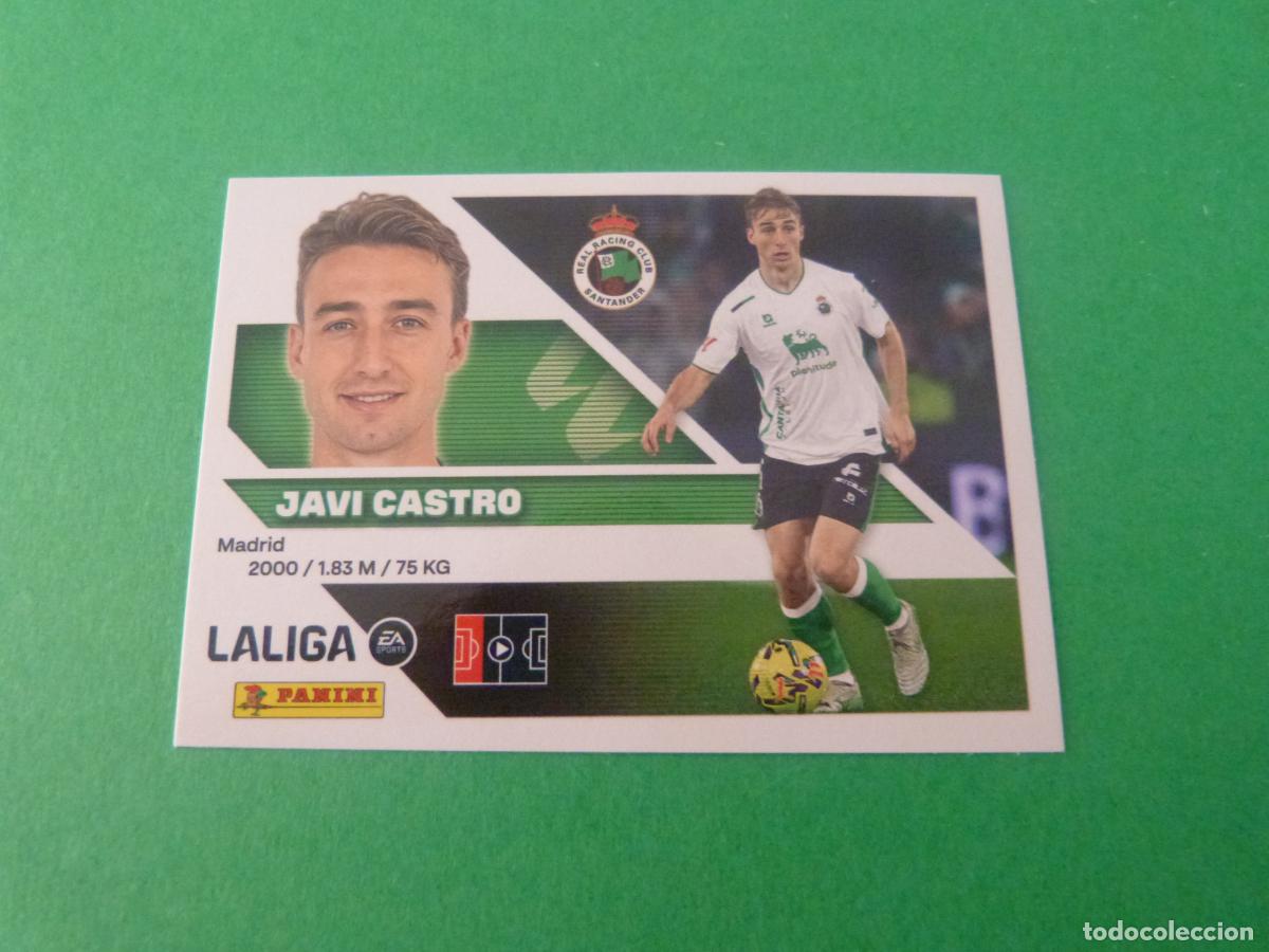 Cromos de f&uacute;tbol: CROMO FUTBOL JAVI CASTRO RACING DE SANTANDER SIN PEGAR N&ordm; 8 LIGA ESTE 2026-2027/26-27