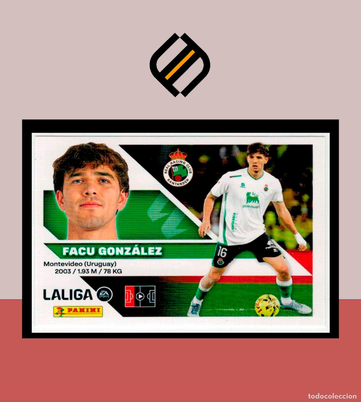 Cromos de f&uacute;tbol: LIGA ESTE 2026 2027 26 27 PANINI REAL RACING N&ordm; 7 FACU GONZ&Aacute;LEZ STICKER ALB&Uacute;M COLECCI&Oacute;N