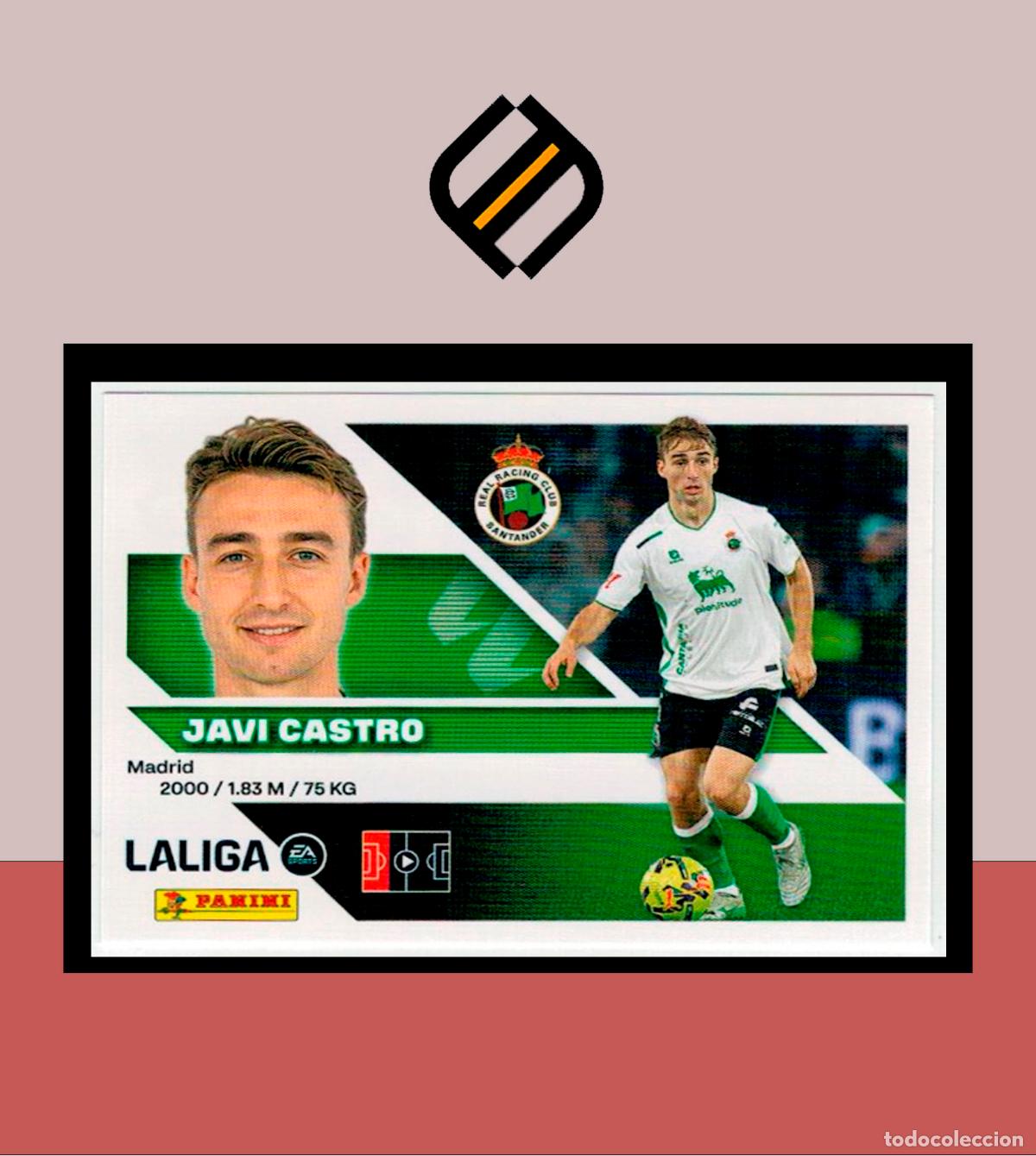 Cromos de f&uacute;tbol: LIGA ESTE 2026 2027 26 27 PANINI REAL RACING N&ordm; 8 JAVI CASTRO STICKER ALB&Uacute;M COLECCI&Oacute;N