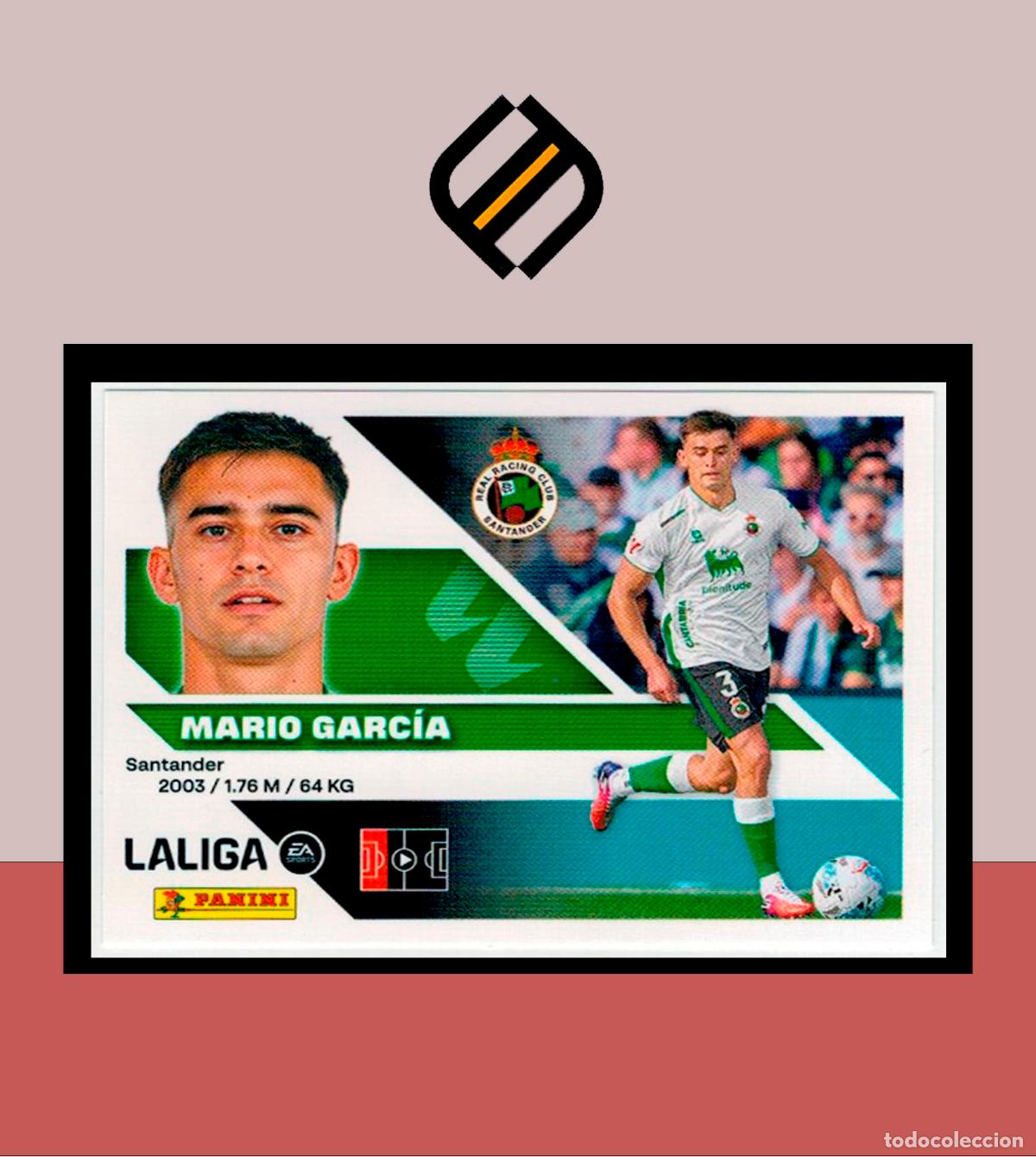 Cromos de f&uacute;tbol: LIGA ESTE 2026 2027 26 27 PANINI REAL RACING N&ordm; 9B MARIO GARC&Iacute;A STICKER ALB&Uacute;M COLECCI&Oacute;N
