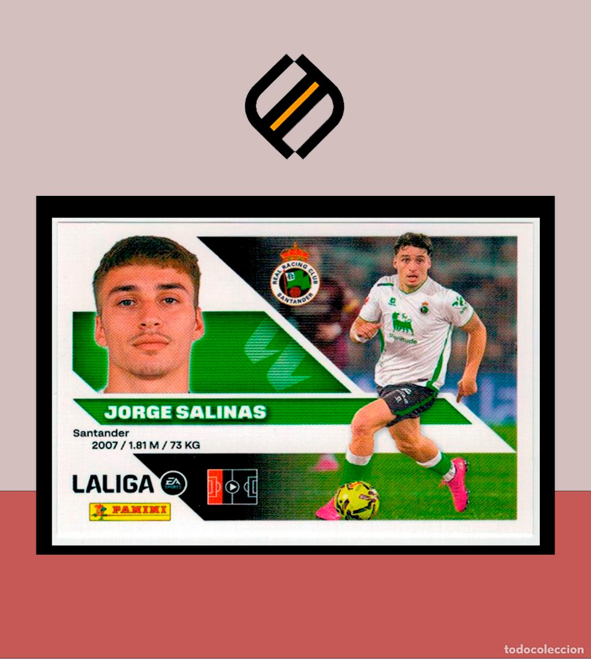Cromos de f&uacute;tbol: LIGA ESTE 2026 2027 26 27 PANINI REAL RACING N&ordm; 10 JORGE SALINAS STICKER ALB&Uacute;M COLECCI&Oacute;N