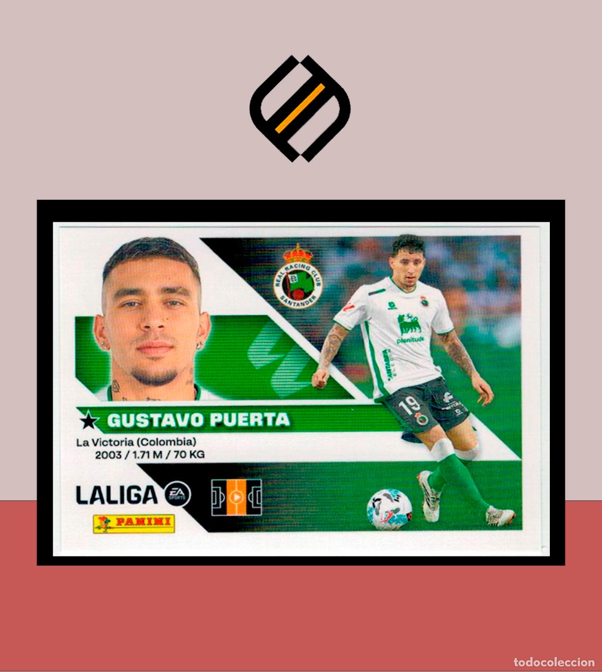 Cromos de f&uacute;tbol: LIGA ESTE 2026 2027 26 27 PANINI REAL RACING N&ordm; 12 GUSTAVO PUERTA STICKER ALB&Uacute;M COLECCI&Oacute;N