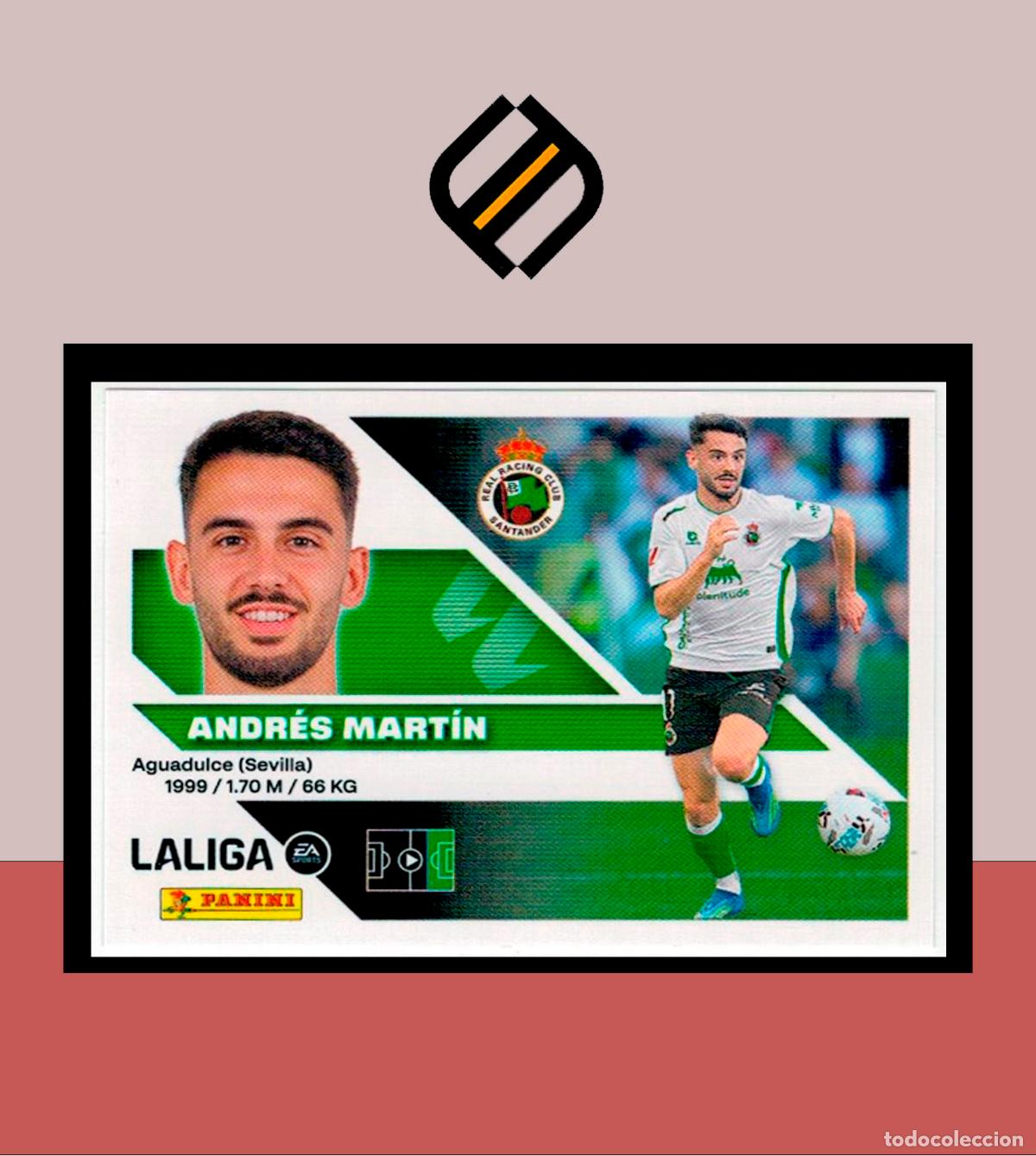 Football Stickers: LIGA ESTE 2026 2027 26 27 PANINI REAL RACING N&ordm; 16 ANDR&Eacute;S MART&Iacute;N STICKER ALB&Uacute;M COLECCI&Oacute;N