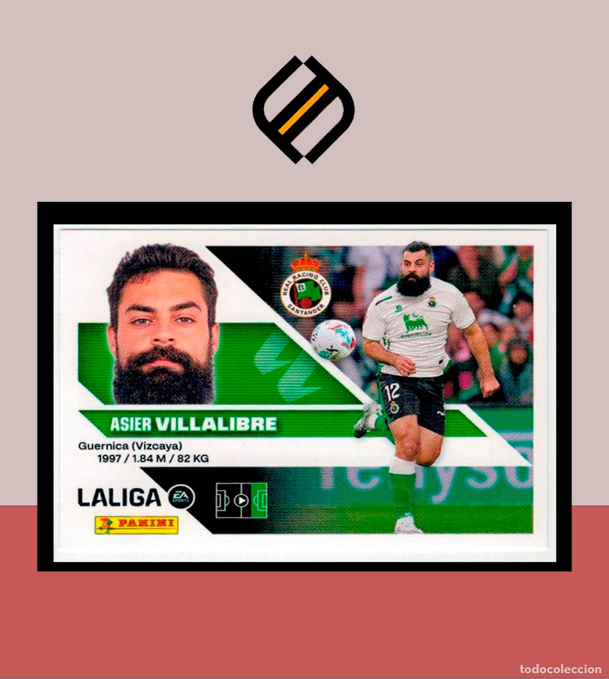 Cromos de f&uacute;tbol: LIGA ESTE 2026 2027 26 27 PANINI REAL RACING N&ordm; 20 VILLALIBRE STICKER ALB&Uacute;M COLECCI&Oacute;N