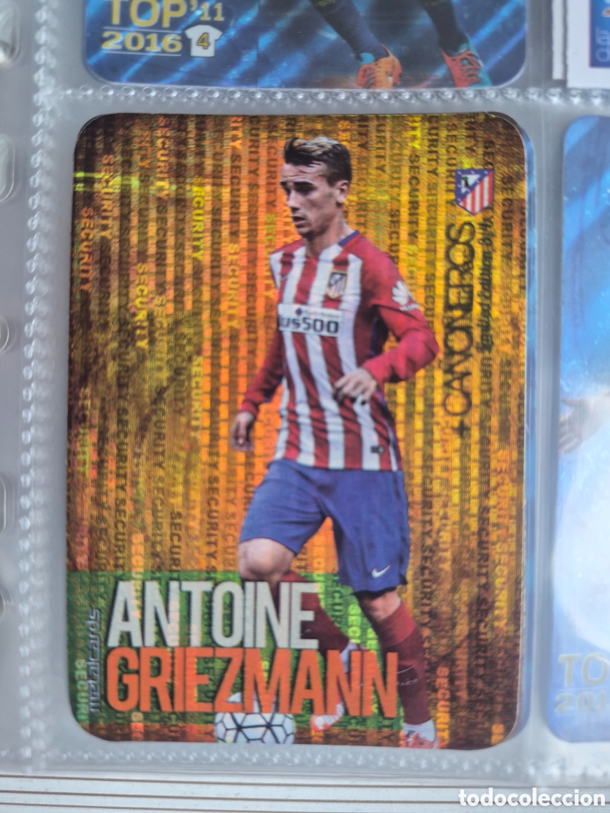 Figurine di Calcio: Griezmann Ca&ntilde;onero Security Mundicromo 2015 2016