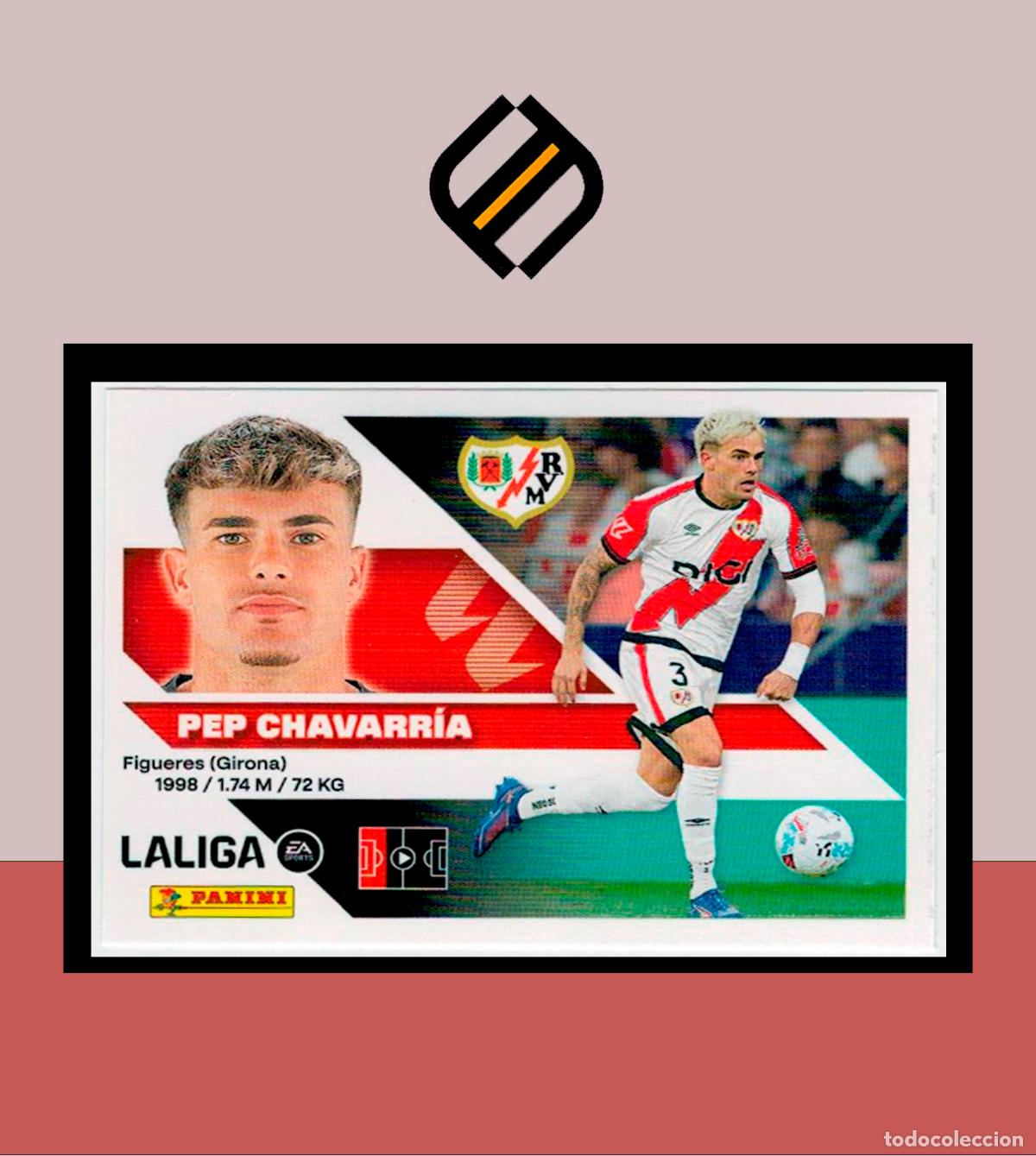 Figurine di Calcio: LIGA ESTE 2026 2027 26 27 PANINI RAYO VALLECANO N&ordm; 10 PEP CHAVARR&Iacute;A STICKER ALB&Uacute;M COLECCI&Oacute;N