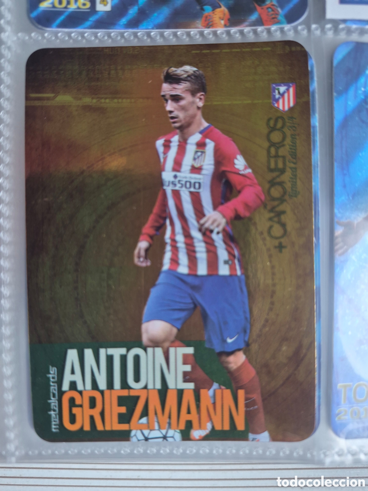 Figurine di Calcio: Griezmann Ca&ntilde;onero Brillo Liso Mundicromo 2015 2016