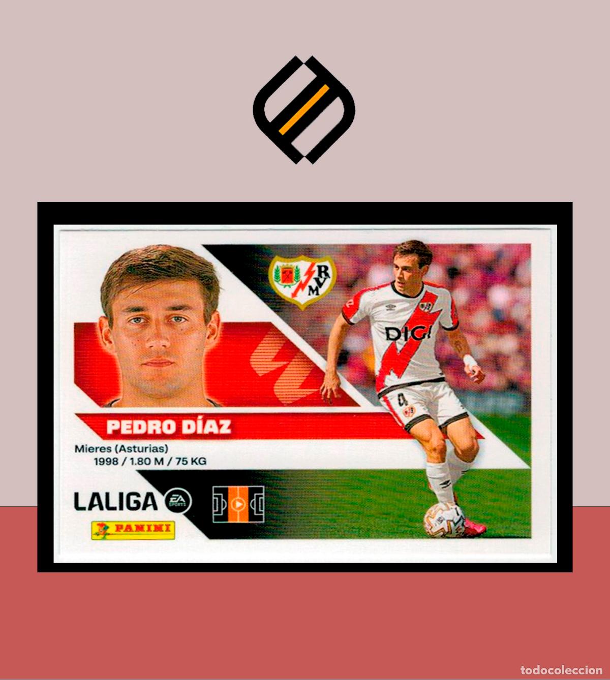 Cromos de f&uacute;tbol: LIGA ESTE 2026 2027 26 27 PANINI RAYO VALLECANO N&ordm; 11A PEDRO D&Iacute;AZ STICKER ALB&Uacute;M COLECCI&Oacute;N