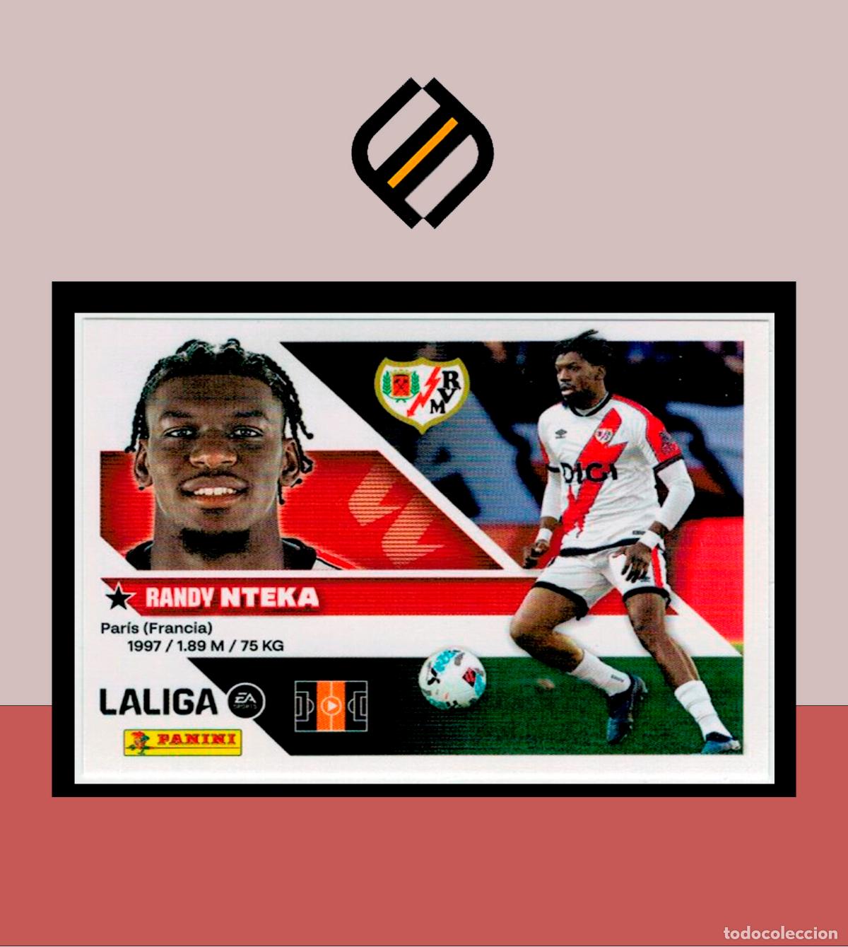 Cromos de f&uacute;tbol: LIGA ESTE 2026 2027 26 27 PANINI RAYO VALLECANO N&ordm; 11B NTEKA STICKER ALB&Uacute;M COLECCI&Oacute;N