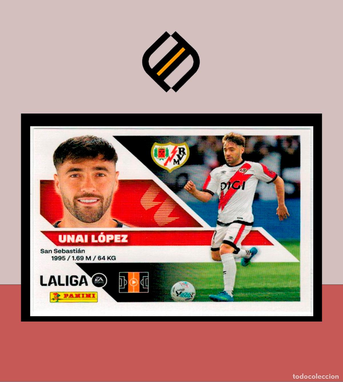 Fu&szlig;ball-Sticker: LIGA ESTE 2026 2027 26 27 PANINI RAYO VALLECANO N&ordm; 14 UNAI L&Oacute;PEZ STICKER ALB&Uacute;M COLECCI&Oacute;N