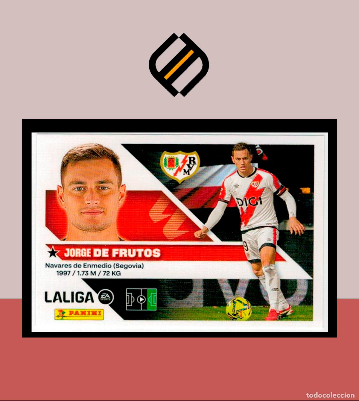 Fu&szlig;ball-Sticker: LIGA ESTE 2026 2027 26 27 PANINI RAYO VALLECANO N&ordm; 16 DE FRUTOS STICKER ALB&Uacute;M COLECCI&Oacute;N