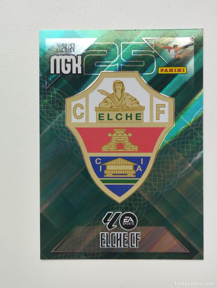 Cromos de Futebol: CROMO CARD 2026 2027 PANINI MEGACRACKS 27 26 MGK ELCHE 145 ESCUDO