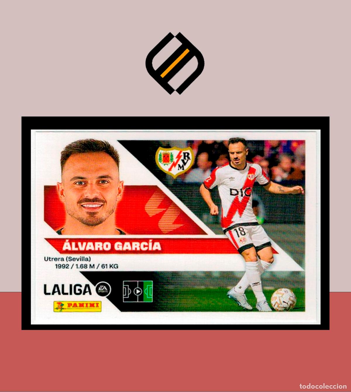Cromos de Futebol: LIGA ESTE 2026 2027 26 27 PANINI RAYO VALLECANO N&ordm; 18 &Aacute;LVARO GARC&Iacute;A STICKER ALB&Uacute;M COLECCI&Oacute;N