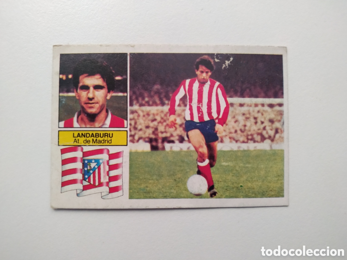 Cromos de Futebol: LANDABURU VERSION ATLETICO DE MADRID FICHAJE 3 LIGA ESTE 1982 1983 82 83