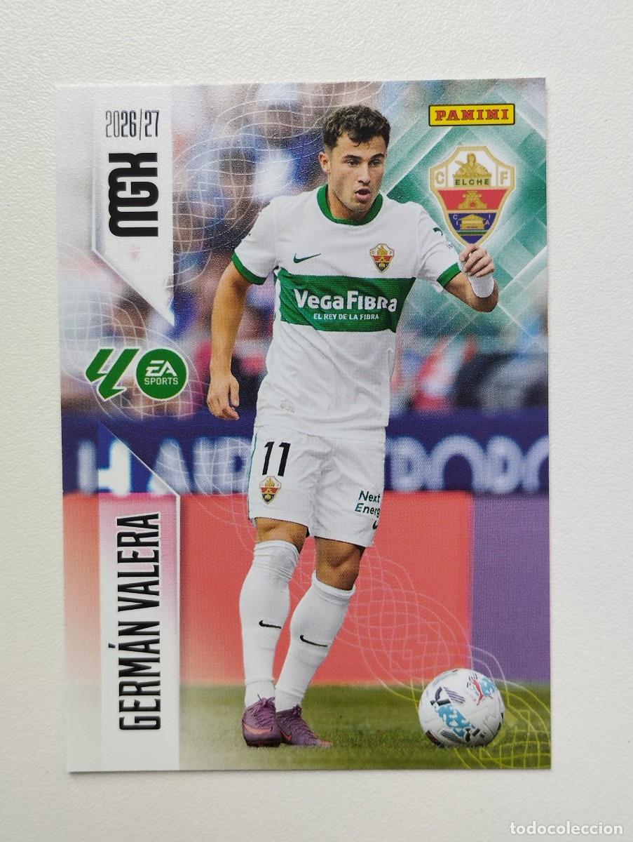 Cromos de f&uacute;tbol: CROMO CARD 2026 2027 PANINI MEGACRACKS 27 26 MGK ELCHE 153 GERMAN VALERA