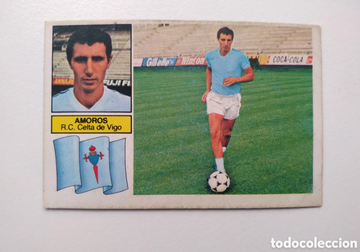 Cromos de f&uacute;tbol: AMOROS TEMPORADA 1982 1983 82 83 FICHAJE N&ordm; 21 CELTA DE VIGO