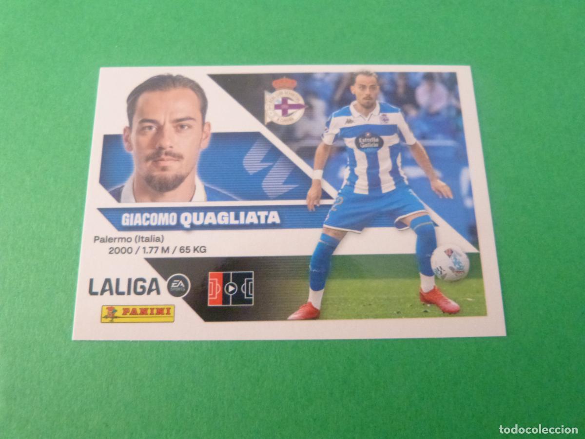 Cromos de f&uacute;tbol: CROMO FUTBOL QUAGLIATA DEPORTIVO LA CORU&Ntilde;A SIN PEGAR N&ordm; 10 LIGA ESTE 2026-2027/26-27 PANINI