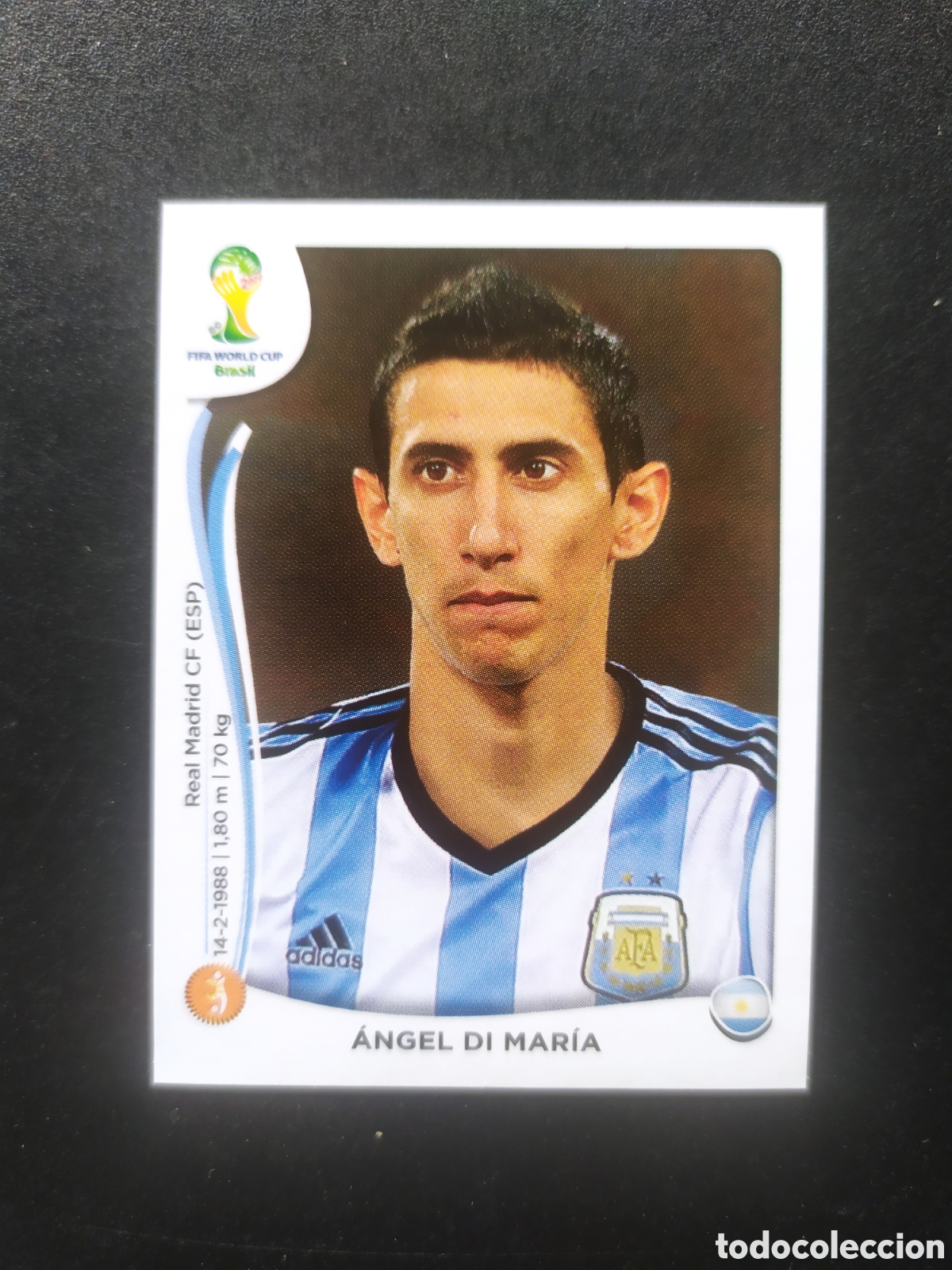 Cromos de f&uacute;tbol: Mundial FIFA Brasil 2014 panini Di Mar&iacute;a n&deg; 425 Argentina