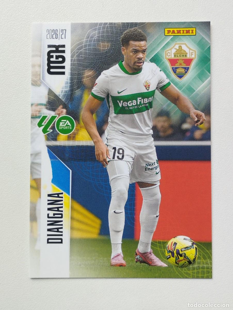 Cromos de f&uacute;tbol: CROMO CARD 2026 2027 PANINI MEGACRACKS 27 26 MGK ELCHE 160 DIANGANA