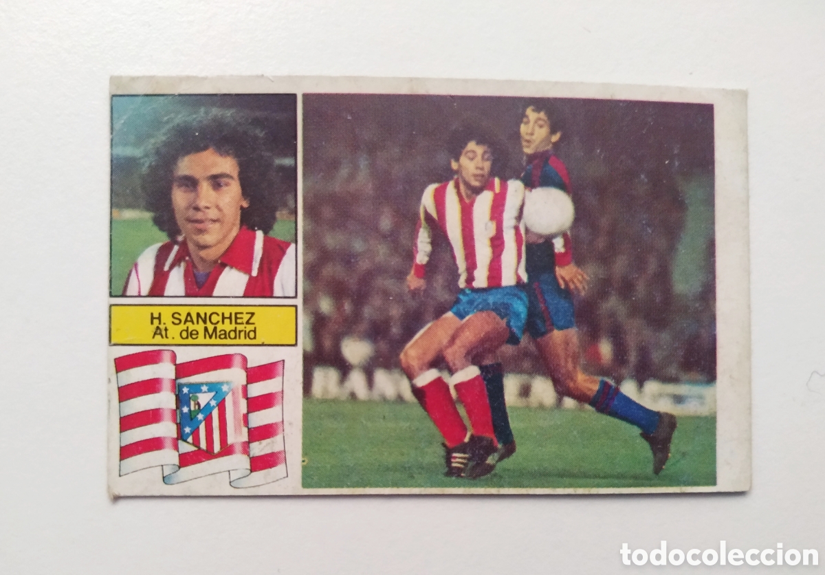 Cromos de f&uacute;tbol: HUGO SANCHEZ ATLETICO DE MADRID LIGA ESTE 1982 1983 82 83 DESPEGADO RECUPERADO