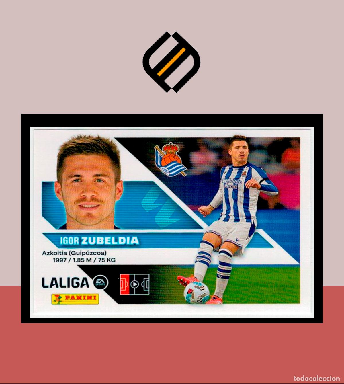Cromos de f&uacute;tbol: LIGA ESTE 2026 2027 26 27 PANINI REAL SOCIEDAD N&ordm; 6 ZUBELDIA STICKER ALB&Uacute;M COLECCI&Oacute;N