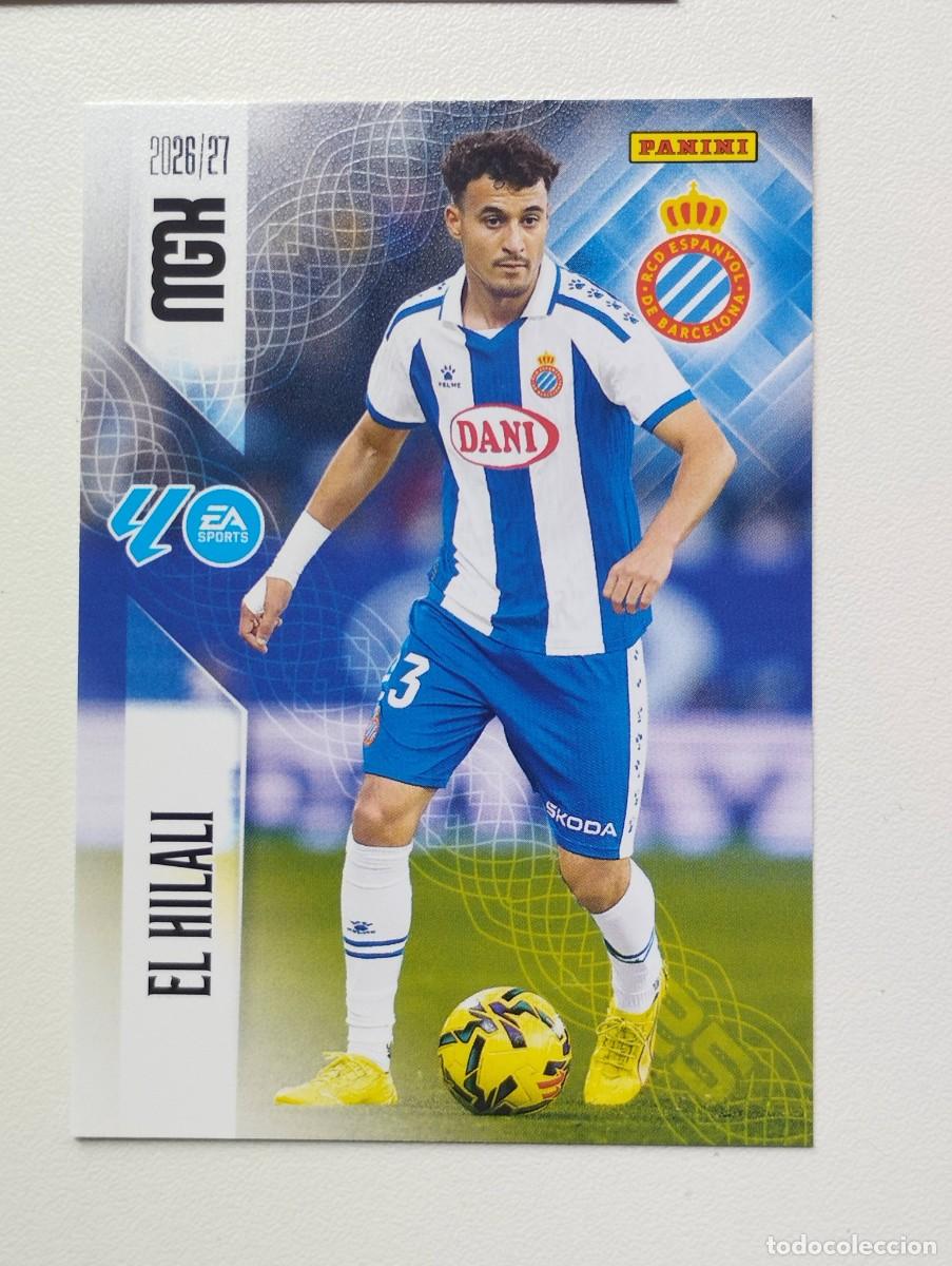 Cromos de f&uacute;tbol: CROMO CARD 2026 2027 PANINI MEGACRACKS 27 26 MGK ESPANYOL 166 EL HILALI