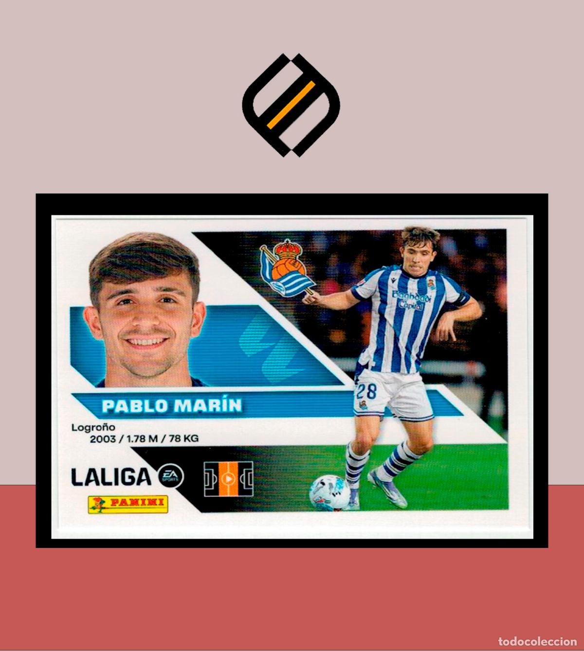 Cromos de f&uacute;tbol: LIGA ESTE 2026 2027 26 27 PANINI REAL SOCIEDAD N&ordm; 11 PABLO MAR&Iacute;N STICKER ALB&Uacute;M COLECCI&Oacute;N