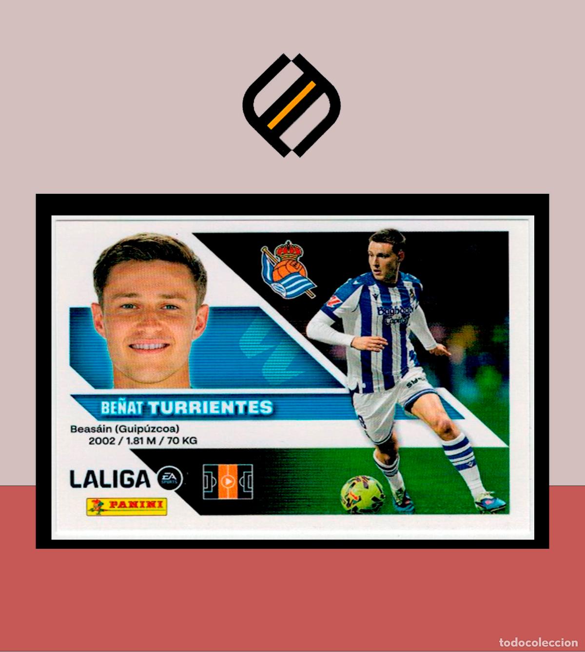 Cromos de f&uacute;tbol: LIGA ESTE 2026 2027 26 27 PANINI REAL SOCIEDAD N&ordm; 12 TURRIENTES STICKER ALB&Uacute;M COLECCI&Oacute;N