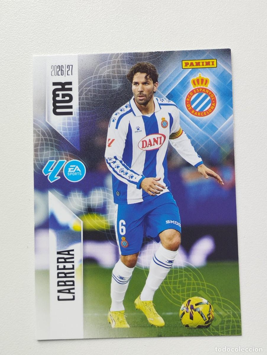 Figurine di Calcio: CROMO CARD 2026 2027 PANINI MEGACRACKS 27 26 MGK ESPANYOL 169 CABRERA