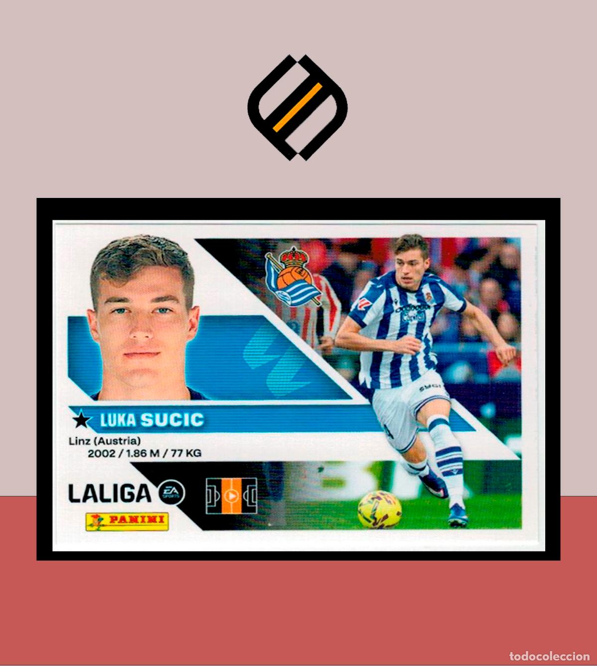Figurine di Calcio: LIGA ESTE 2026 2027 26 27 PANINI REAL SOCIEDAD N&ordm; 15 SUCIC STICKER ALB&Uacute;M COLECCI&Oacute;N