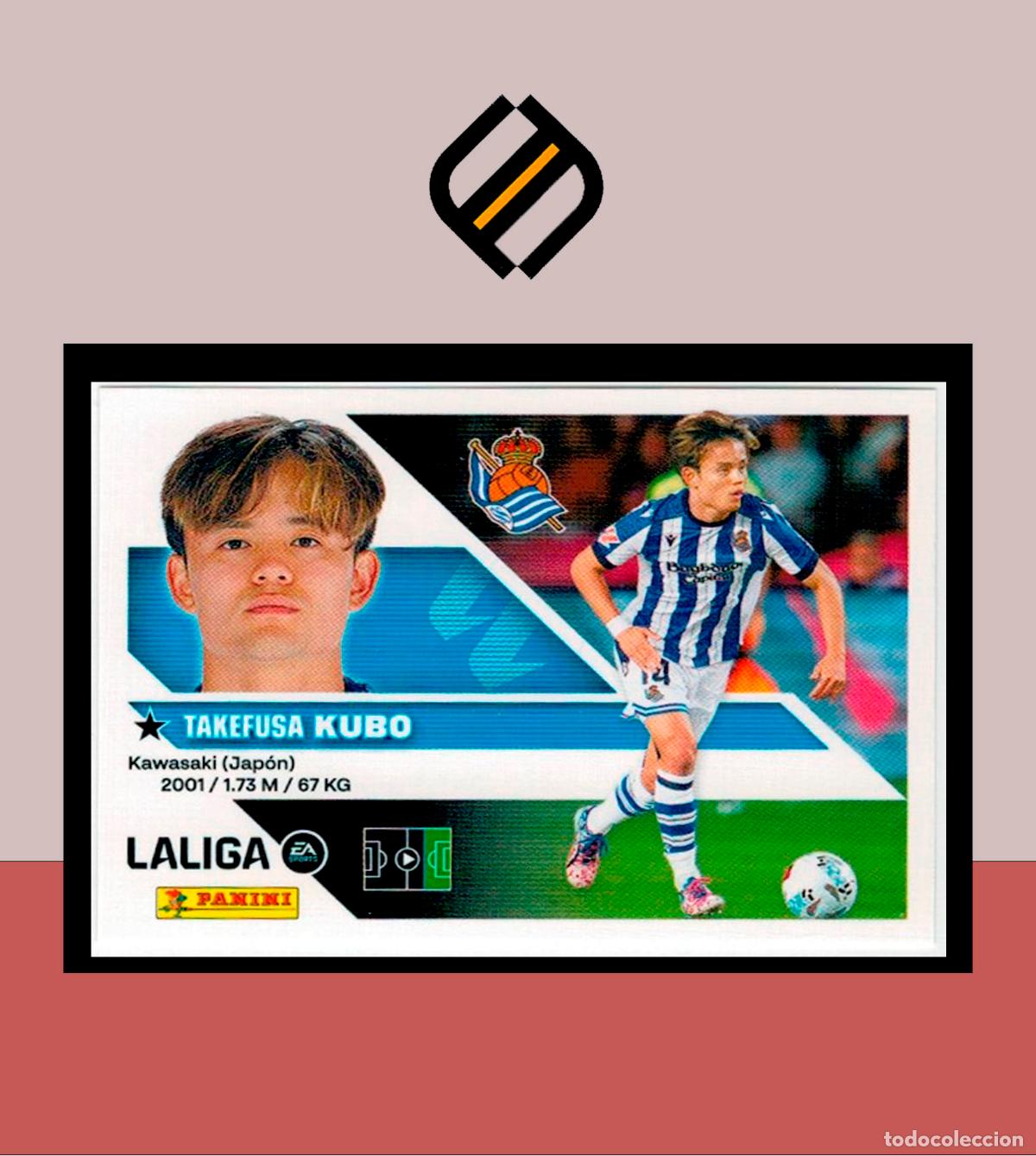 Cromos de f&uacute;tbol: LIGA ESTE 2026 2027 26 27 PANINI REAL SOCIEDAD N&ordm; 17 KUBO STICKER ALB&Uacute;M COLECCI&Oacute;N