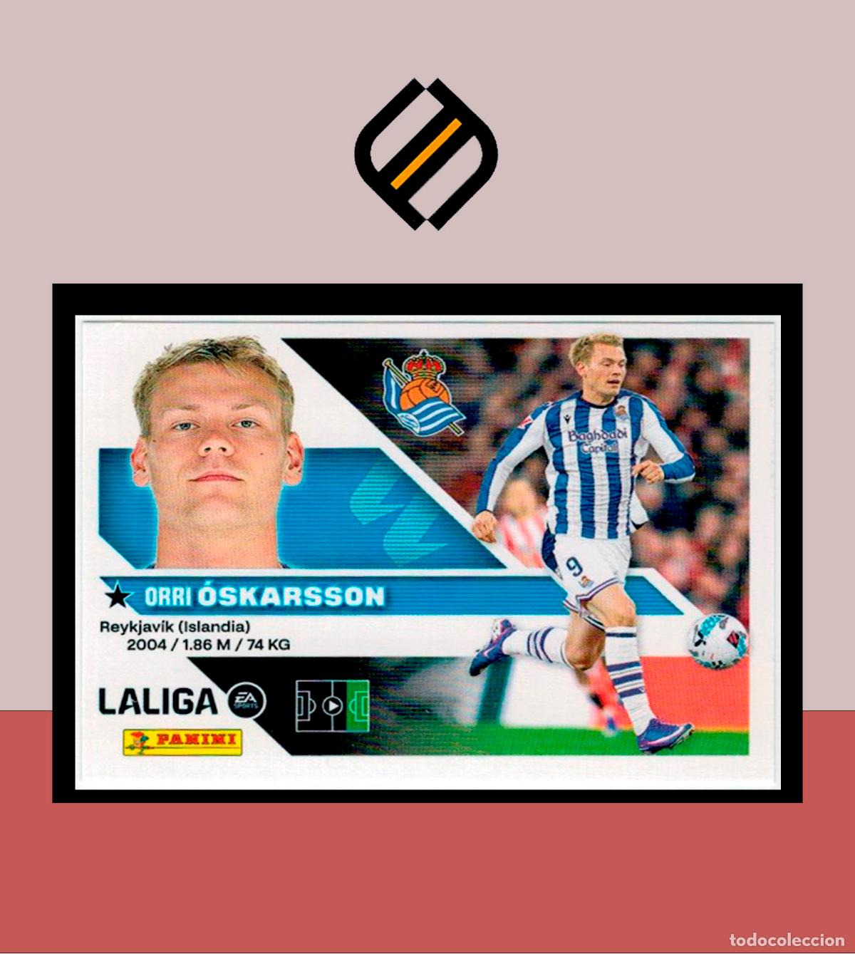 Cromos de f&uacute;tbol: LIGA ESTE 2026 2027 26 27 PANINI REAL SOCIEDAD N&ordm; 19 OSKARSSON STICKER ALB&Uacute;M COLECCI&Oacute;N