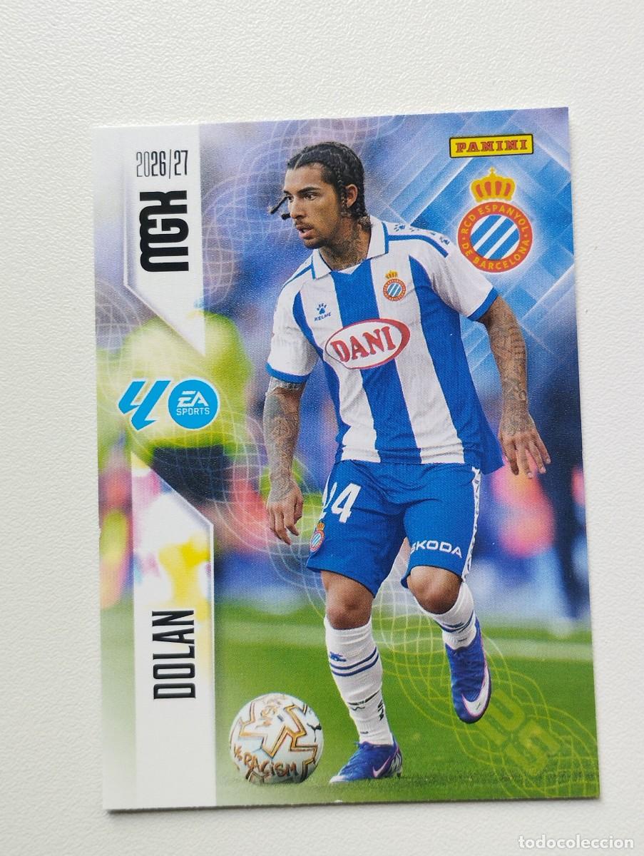 Cromos de f&uacute;tbol: CROMO CARD 2026 2027 PANINI MEGACRACKS 27 26 MGK ESPANYOL 176 DOLAN
