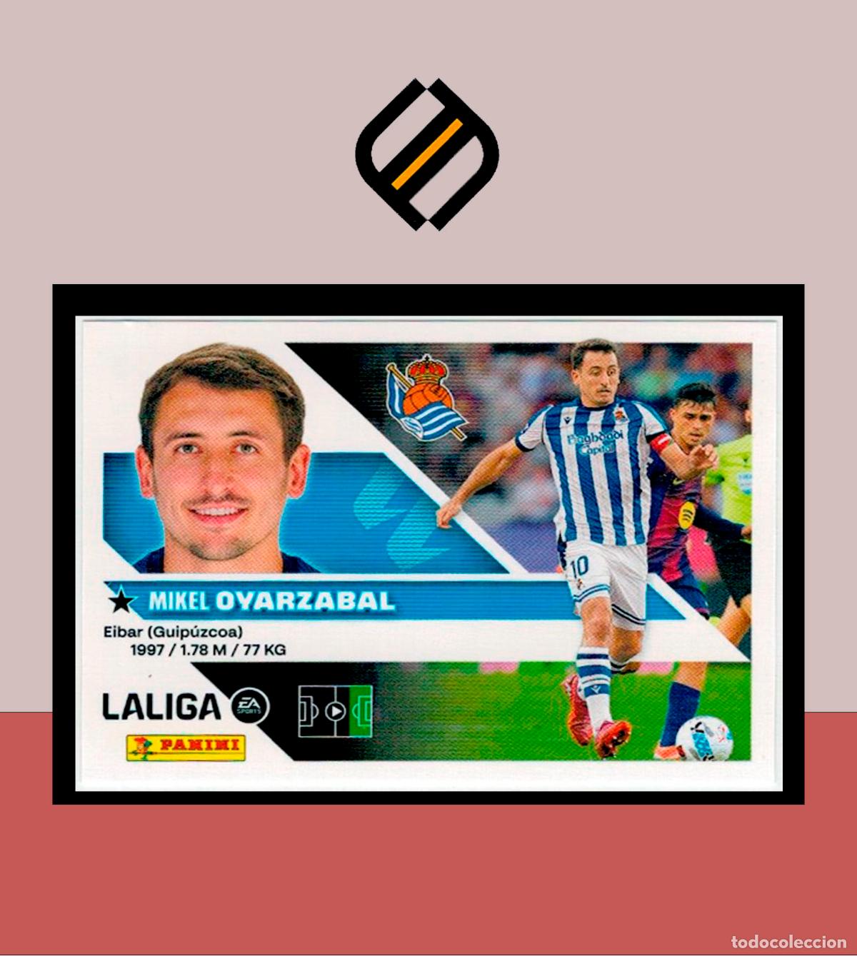 Cromos de f&uacute;tbol: LIGA ESTE 2026 2027 26 27 PANINI REAL SOCIEDAD N&ordm; 20 OYARZABAL STICKER ALB&Uacute;M COLECCI&Oacute;N