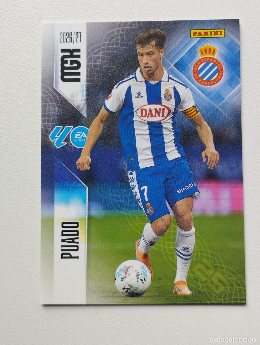 Cromos de f&uacute;tbol: CROMO CARD 2026 2027 PANINI MEGACRACKS 27 26 MGK ESPANYOL 177 PUADO