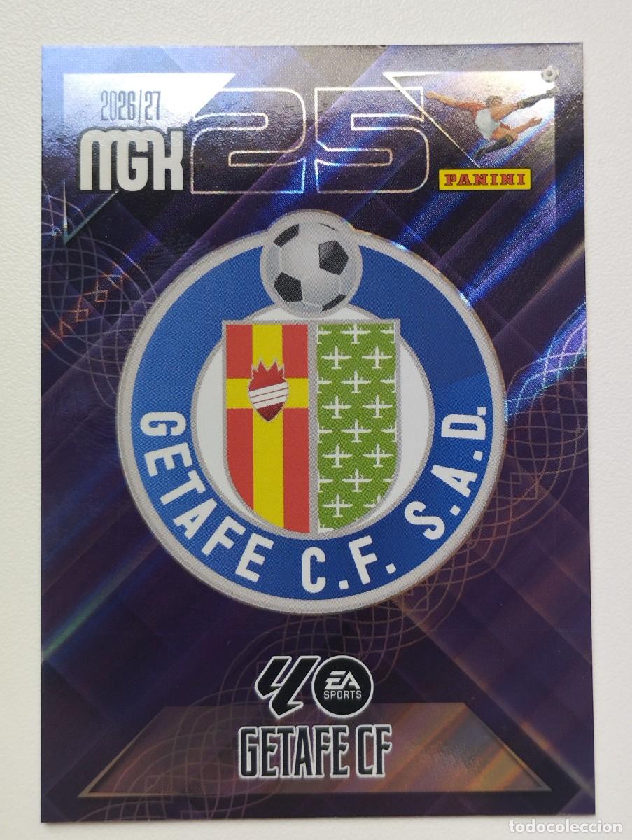 Cromos de f&uacute;tbol: CROMO CARD 2026 2027 PANINI MEGACRACKS 27 26 MGK GETAFE 181 ESCUDO