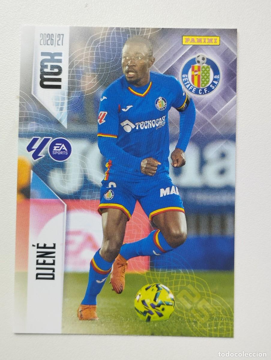 Cromos de f&uacute;tbol: CROMO CARD 2026 2027 PANINI MEGACRACKS 27 26 MGK GETAFE 185 DJENE