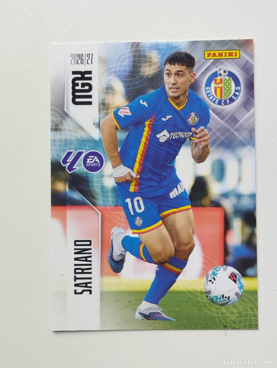 Cromos de f&uacute;tbol: CROMO CARD 2026 2027 PANINI MEGACRACKS 27 26 MGK GETAFE 197 SATRIANO