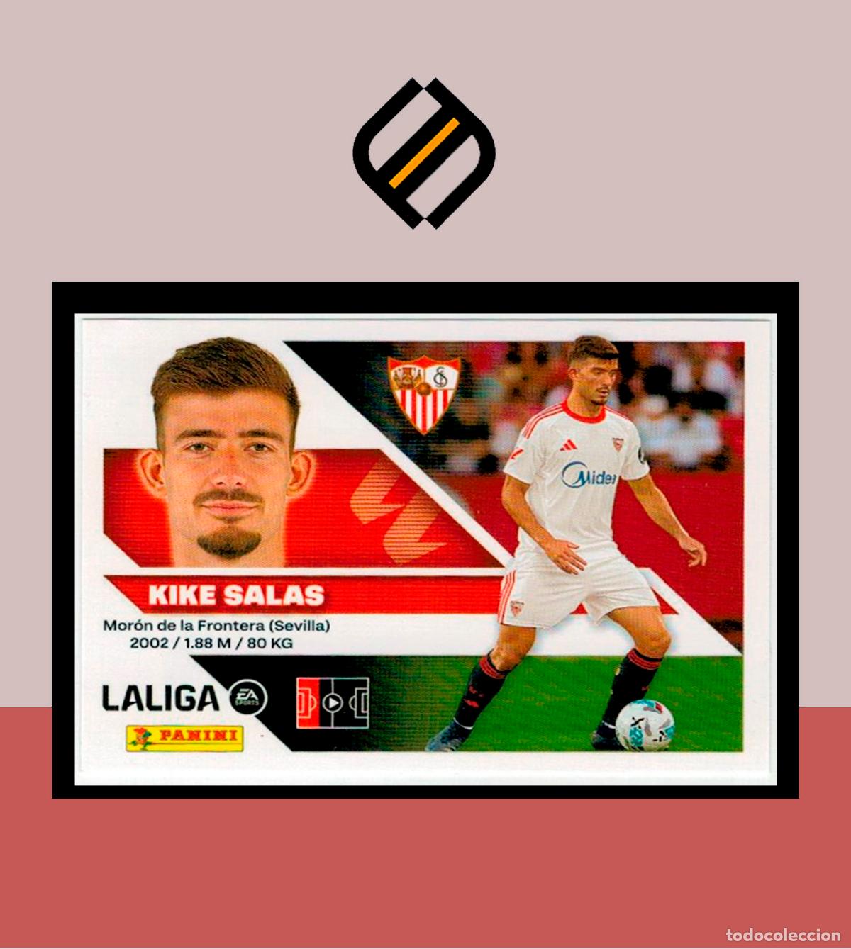 Cromos de Futebol: LIGA ESTE 2026 2027 26 27 PANINI SEVILLA FC N&ordm; 7 KIKE SALAS STICKER ALB&Uacute;M COLECCI&Oacute;N