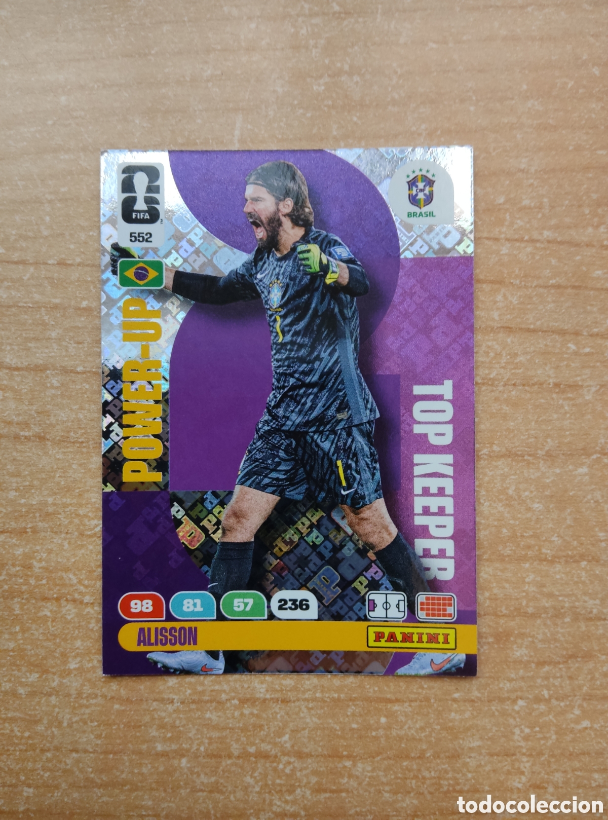 Cromos de Futebol: 552 ALISSON ADRENALYN XL MUNDIAL 2026 TOP KEEPER