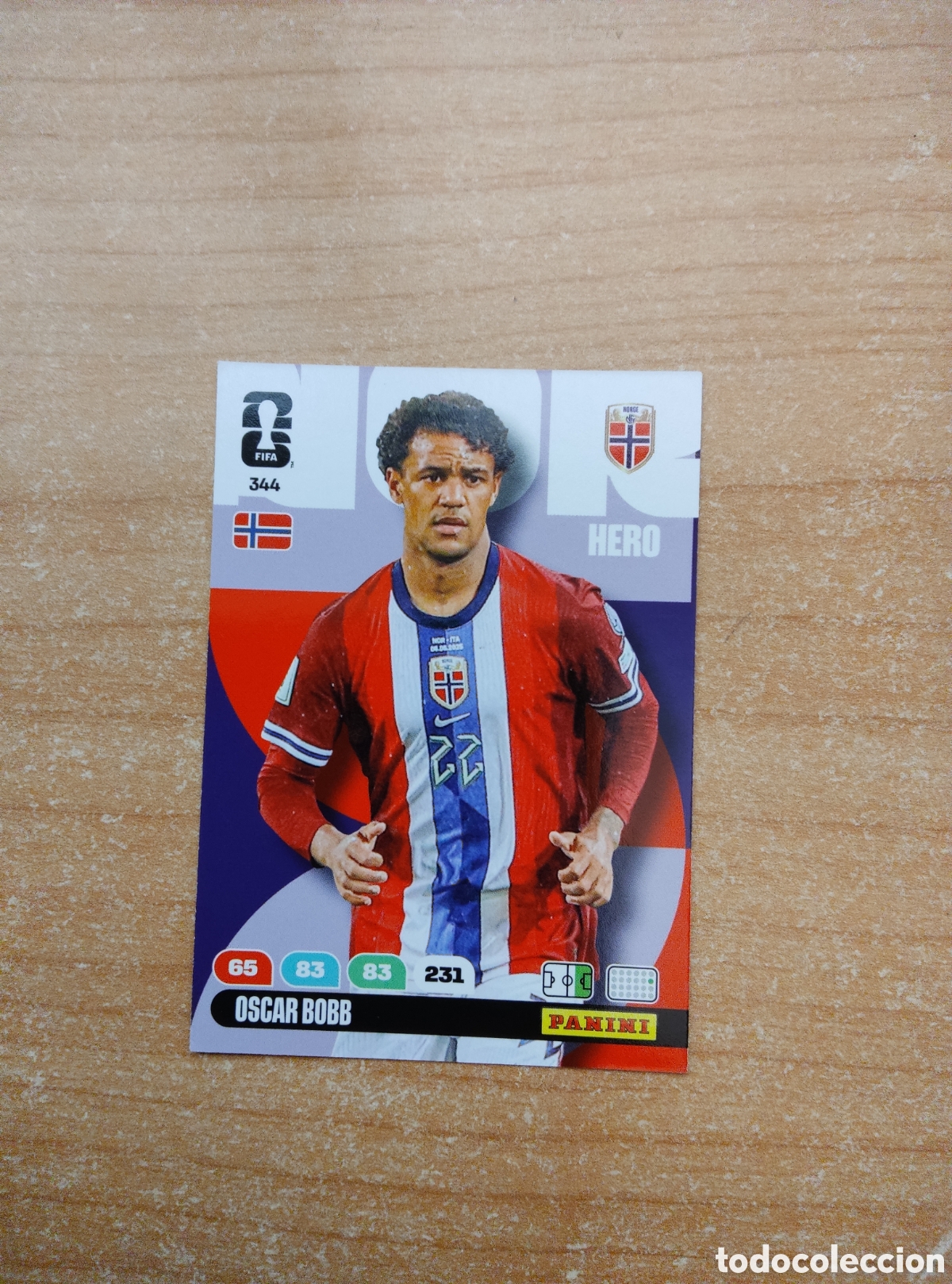 Cromos de Futebol: 344 OSCAR BOBB NORUEGA ADRENALYN XL MUNDIAL 2026