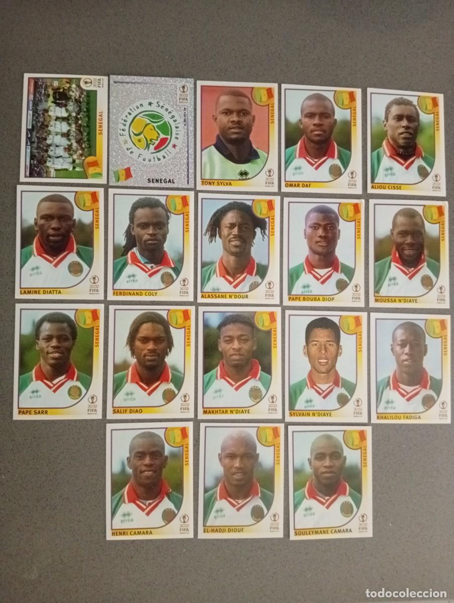 Cromos de f&uacute;tbol: LOTE 18 CROMOS SENEGAL PANINI 2002 MUNDIAL KOREA FUTBOL 02 CROMO - SIN PEGAR
