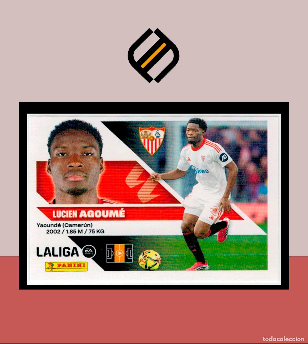 Cromos de f&uacute;tbol: LIGA ESTE 2026 2027 26 27 PANINI SEVILLA FC N&ordm; 12 AGOUM&Eacute; STICKER ALB&Uacute;M COLECCI&Oacute;N