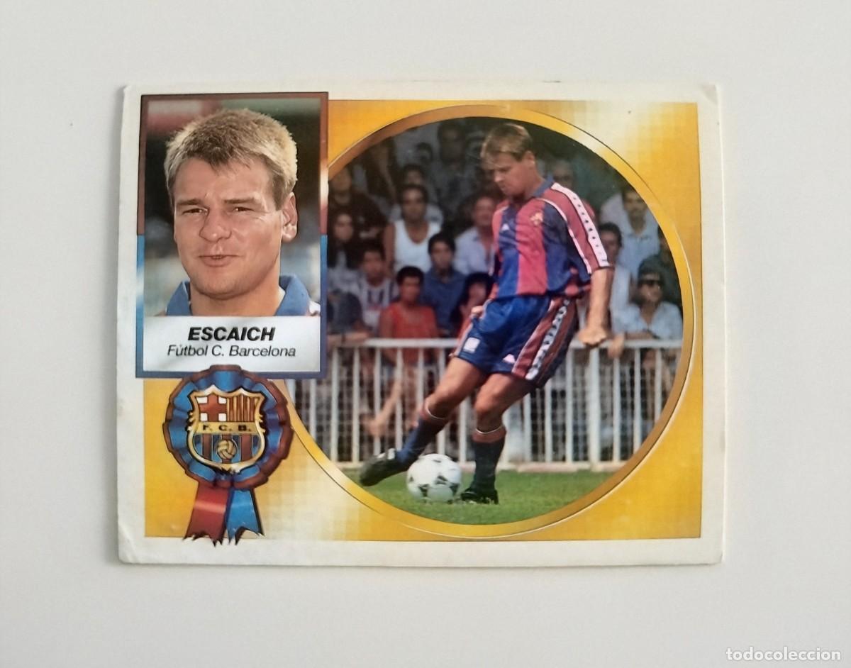 Figurine di Calcio: Escaich Fichajes 19 SIN PEGAR NUNCA PEGADO FC Barcelona Liga Ediciones Este 94 95 / 1994 1995