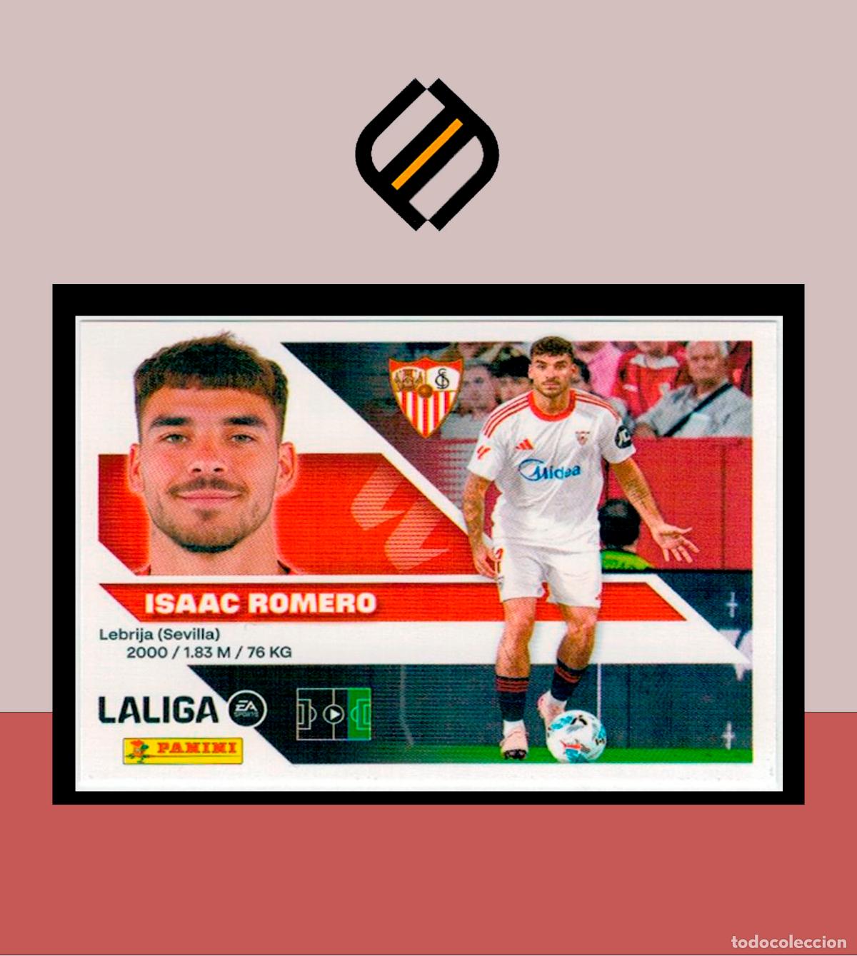 Figurine di Calcio: LIGA ESTE 2026 2027 26 27 PANINI SEVILLA FC N&ordm; 20 ISAAC ROMERO STICKER ALB&Uacute;M COLECCI&Oacute;N