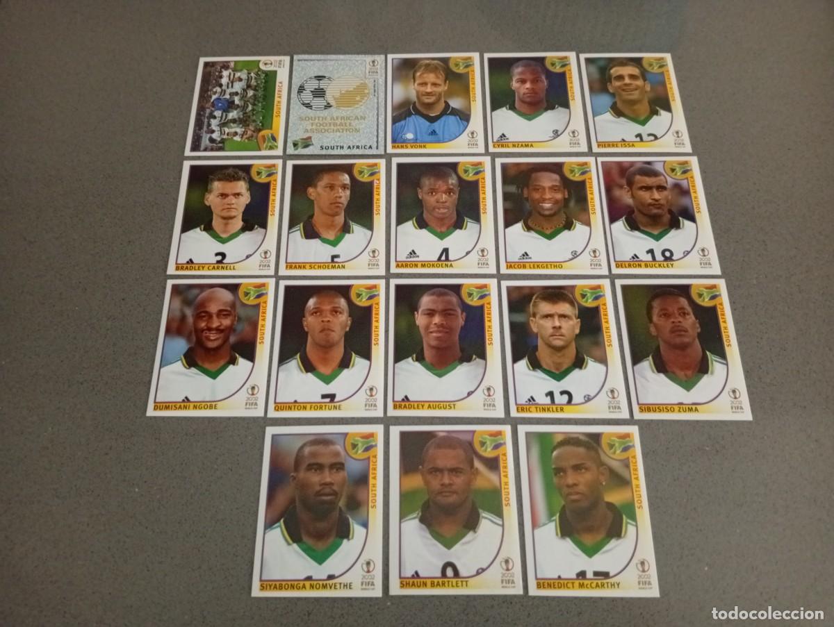 Figurine di Calcio: LOTE 18 CROMOS SUDAFRICA PANINI 2002 MUNDIAL KOREA FUTBOL 02 CROMO - SIN PEGAR