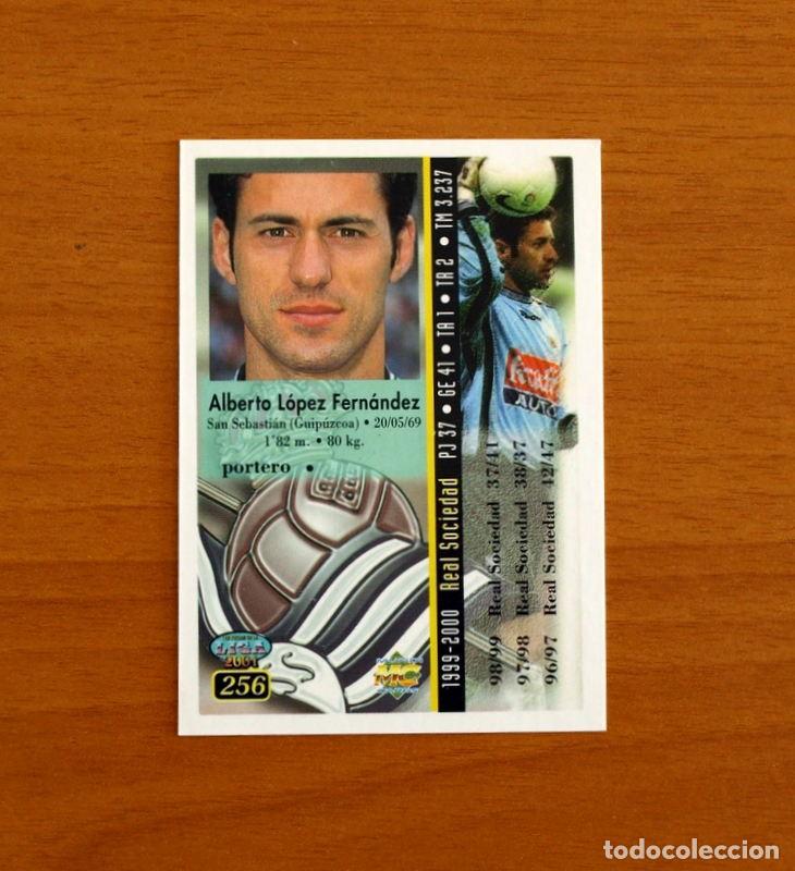 Figurine di Calcio: Real Sociedad - N&ordm; 256 Alberto - Mundicromo Las Fichas de la Liga 2000-2001, 00-01
