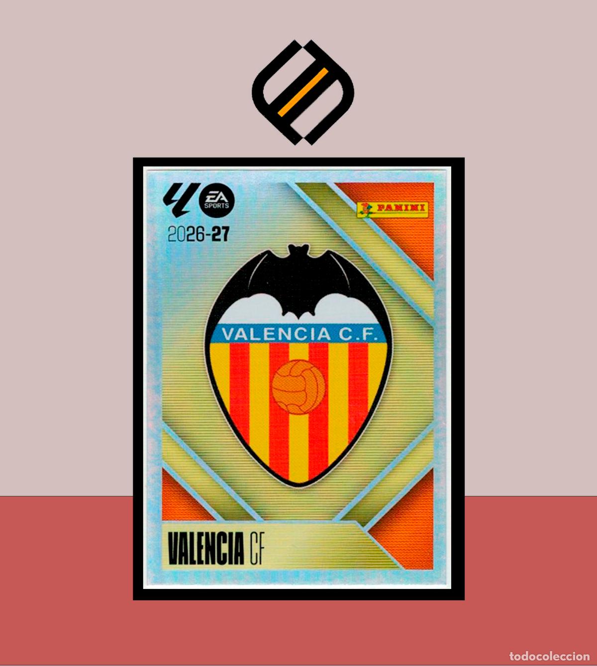 Fu&szlig;ball-Sticker: LIGA ESTE 2026 2027 26 27 PANINI VALENCIA CF N&ordm; 1 ESCUDO STICKER ALB&Uacute;M COLECCI&Oacute;N